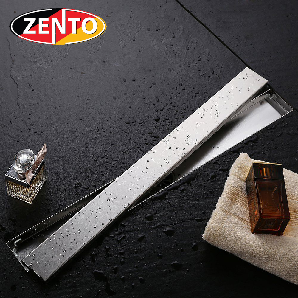 Thoát sàn chống mùi inox304 Zento ZT653-58 (80x580mm)